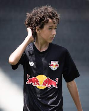 Iarley Vieira na final do Paulista Sub-11 de 2022, pelo Red Bull Bragantino