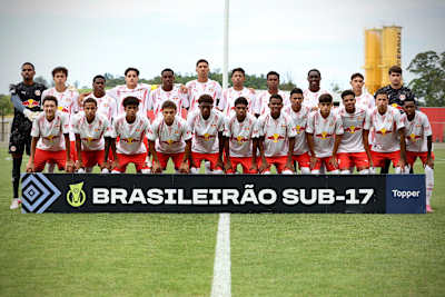 Red Bull Bragantino no jogo de volta das quartas do Brasileirão Sub-17 2026