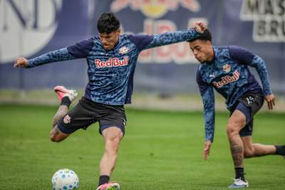 Agustín Sant'Anna, lateral do Braga, em treinamento no CPD em julho de 2026