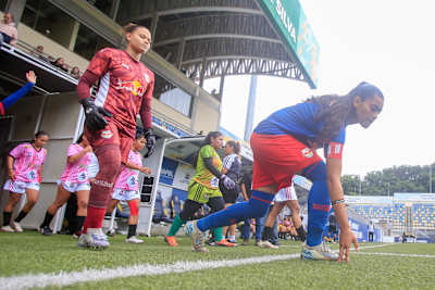 Brenda, capitã diante do Tarumã, pela 2ª rodada do Brasileiro Sub-20 2026
