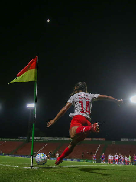 Ana Carla no Estádio Benitão, pela 5ª rod. do Brasileirão de 2026