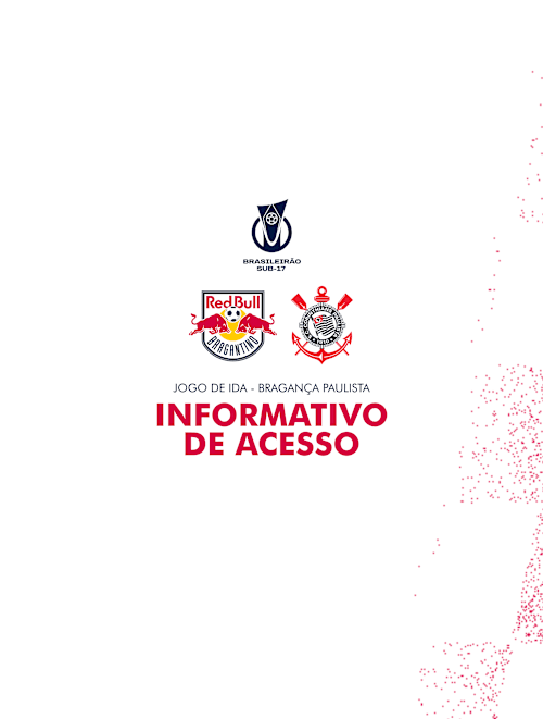 Informativo - Red Bull Bragantino x Corinthians - Brasileiro Sub-17 2026