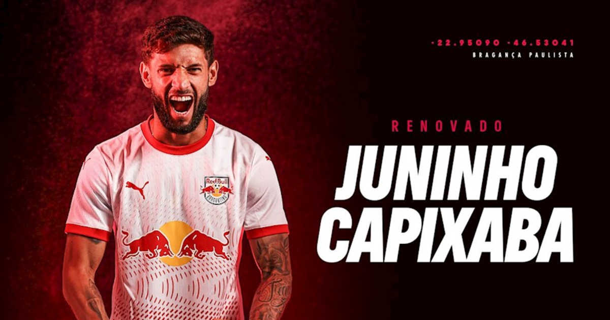Red Bull Bragantino estende vínculo com Juninho Capixaba até dezembro ...