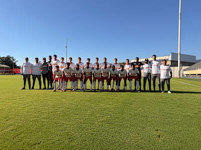 Equipe sub-15 do Braga na 1ª rodada do Paulista da categoria de 2026