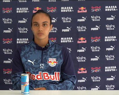 Marzia Coutinho em entrevista coletiva no CT Amoreiras